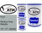 Preview: Ford, Nimbus Gray Metallic, YP / 1P / M6462: 500ml Lackdose + 500ml Klarlack + 250ml Härter - Set, von ATW Autoteile West.